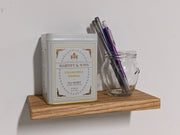 Danish Oil Hardwood Floating Shelf