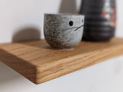 Danish Oil Hardwood Floating Shelf