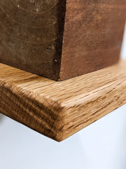Square Wood Display Wall Shelf