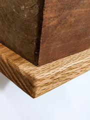Square Solid Wood Display Shelf