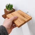 Square Solid Wood Display Shelf