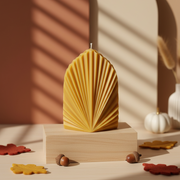 Sculpted Palm Leaf Soy Candle