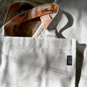 Upcycled Sari-Handle Organic Canvas Tote