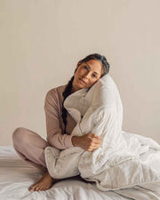 Weighted Cotton Throw Blanket