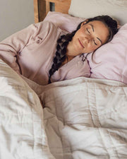 Weighted Cotton Throw Blanket