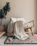 Weighted Cotton Throw Blanket