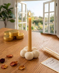 Bubble Flower Jesmonite Taper Holder