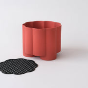 Pillar Planter — close-up of label and production detail