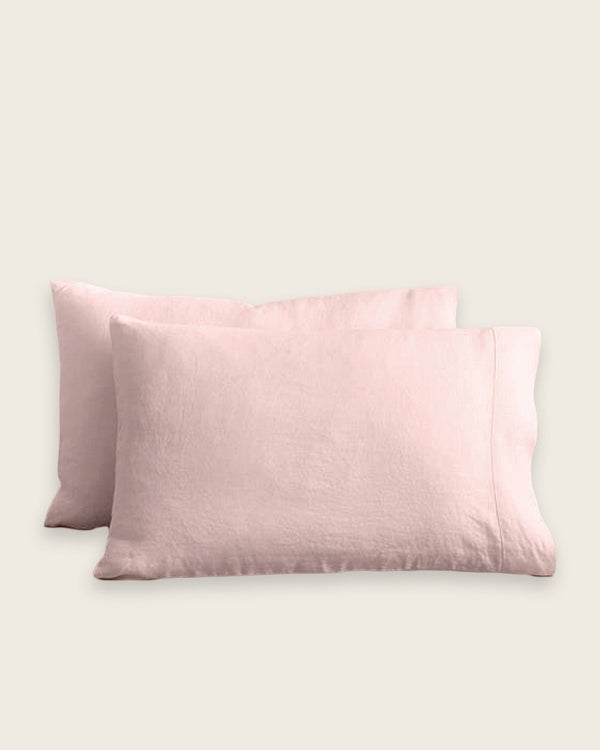 Stonewashed Linen Pillowcase Set