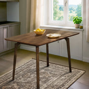Curved-Leg Solid Wood Dining Table — additional product view 18