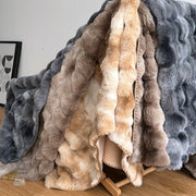 Tie-Dye Faux Fur Throw Blanket — additional product view 13