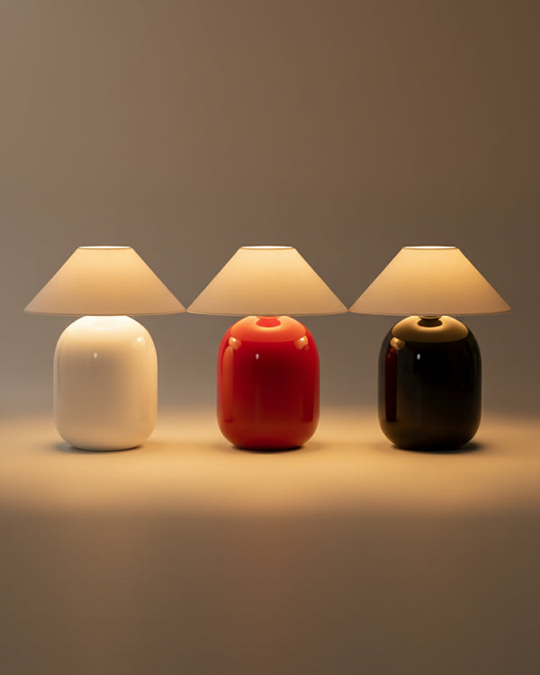 Glazed Ceramic Cordless Table Lamp