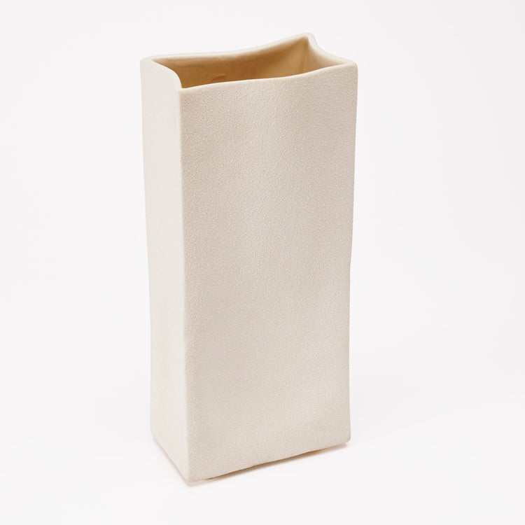 Textured Ceramic Tall Vase