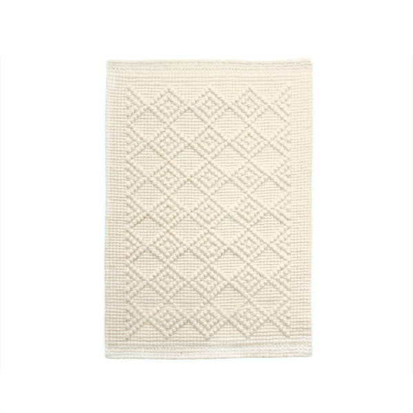 Natural Sisal & Wool Diamond Loop Area Rug