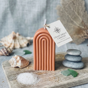 Ribbed Arch Hand-Poured Soy Candle
