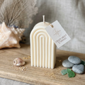 Ribbed Arch Hand-Poured Soy Candle