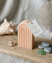 Ribbed Arch Hand-Poured Soy Candle