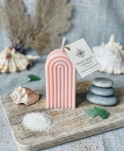 Ribbed Arch Hand-Poured Soy Candle