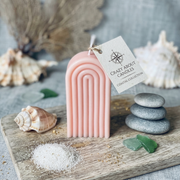 Ribbed Arch Hand-Poured Soy Candle