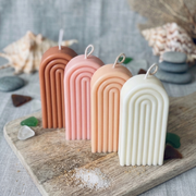 Ribbed Arch Hand-Poured Soy Candle