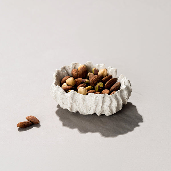 Micro Terrazzo Coral Trinket Dish in a styled home setting