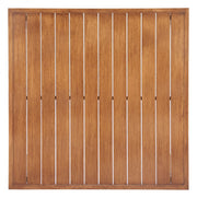 Wood-Grain Aluminum Outdoor Coffee Table — detail of finish and surface variation