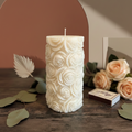 Rose Relief Soy-Blend Pillar Candle
