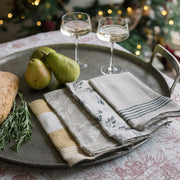 Botanical Print Linen Napkin Set