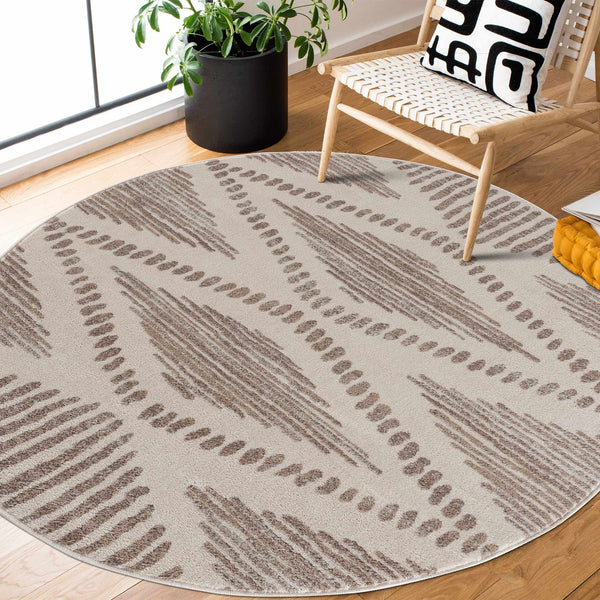 Geometric Diamond Polypropylene Area Rug