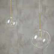Clear Glass Globe Pendant Light