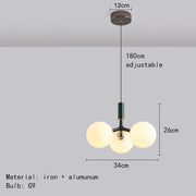 Branching Globe Cluster Pendant Light