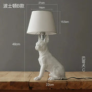 Sculptural Resin Dog Table Lamp — additional product view 13