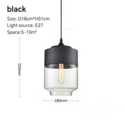 Wood-Grain Cap Glass Pendant Light