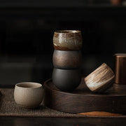 Stoneware-Glaze Ceramic Espresso Cup