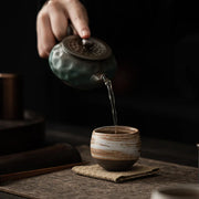 Stoneware-Glaze Ceramic Espresso Cup