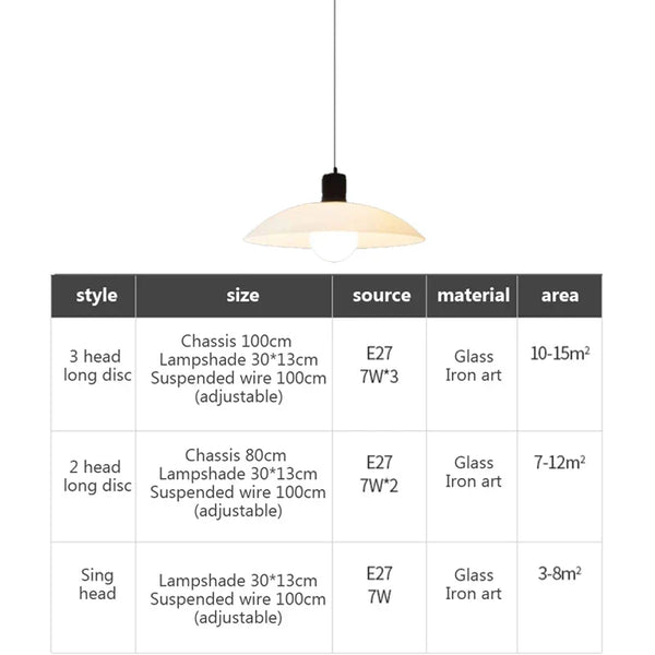 Matte Black Glass Dome Pendant Light