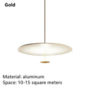 Disc Shade Metal Pendant Light