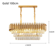 Tiered Crystal Drop Pendant Chandelier
