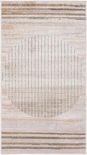 Geometric Stripe Washable Area Rug
