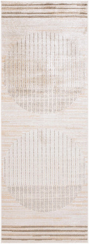 Geometric Stripe Washable Area Rug
