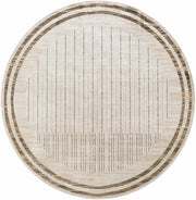 Geometric Stripe Washable Area Rug