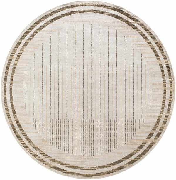 Geometric Stripe Washable Area Rug