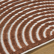 Geometric Arc Washable Area Rug
