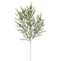 Artificial Pine Stem with Pinecones, Set of 4