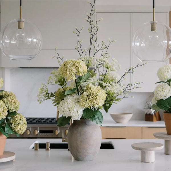 Three white bowls, round shallow