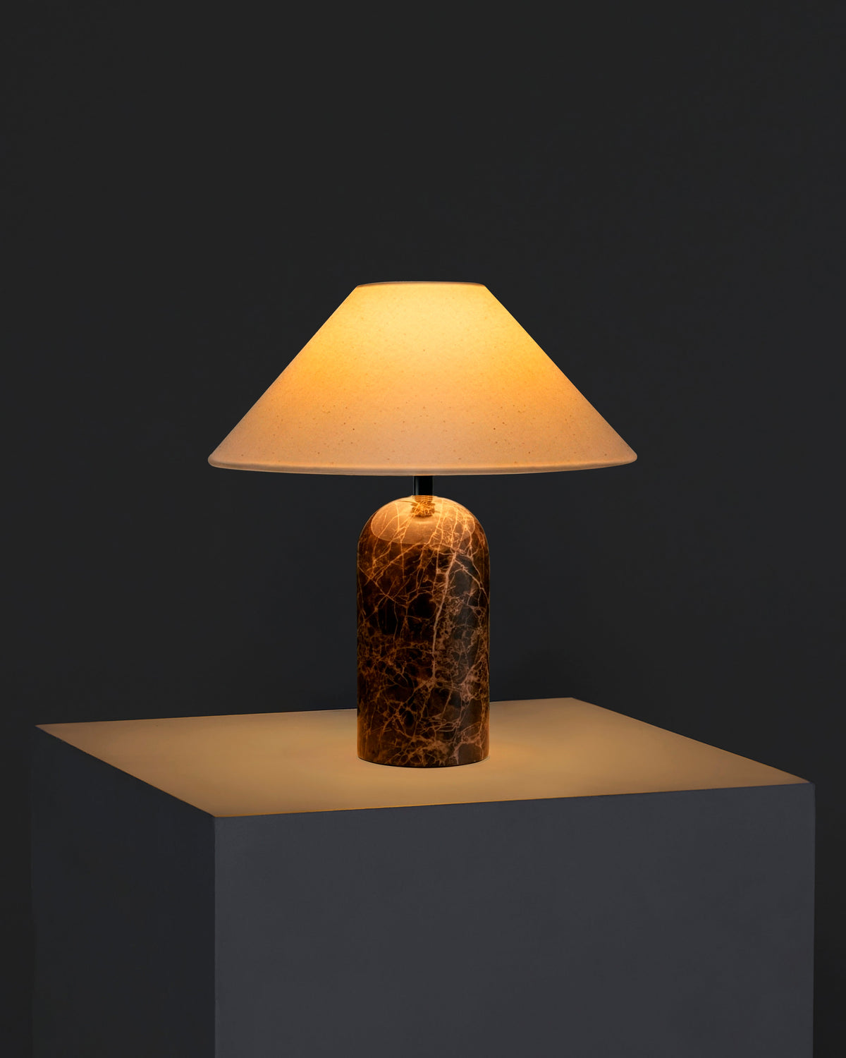 The lamp that makes a room feel smaller — in the best way
