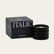 Ridged Ceramic Soy Candle