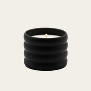 Ridged Ceramic Soy Candle