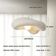 Cloud-Form Resin Pendant Light