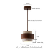 Travertine-Finish Cone Pendant Light